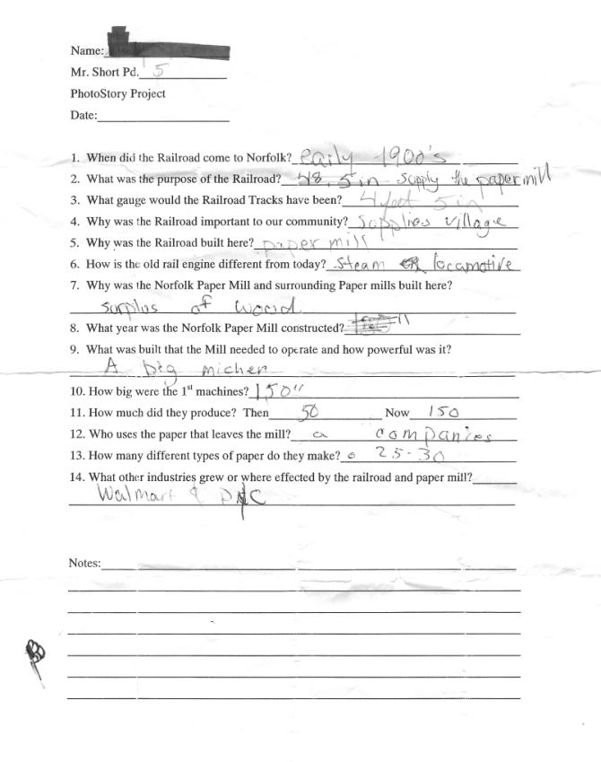 Guided Questions Sample Two