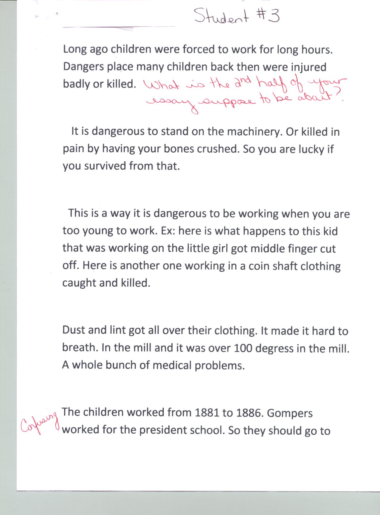 Structured essay question format social studies