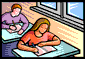 This is a picture of students taking a test.