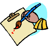 This is a picture of a student painting.