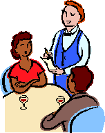 This is a picture of a waiter.