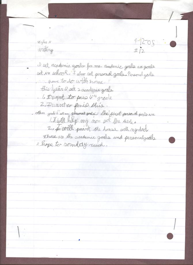 Essay score of a 2 (Low)