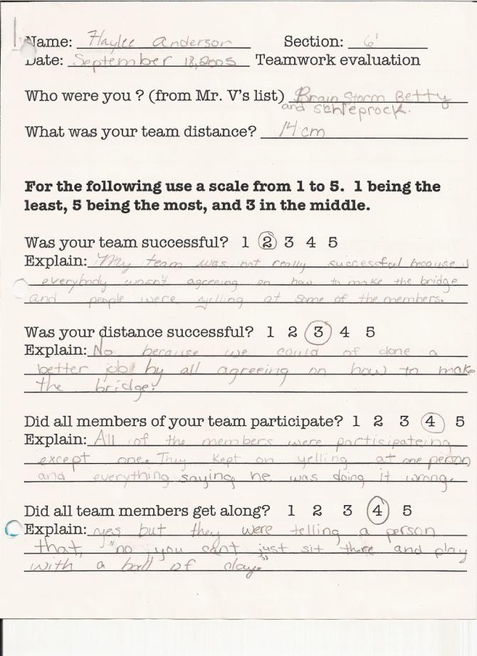 student eval. middle - page 1