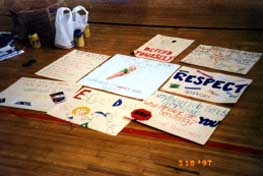 Designing the layout for the wall